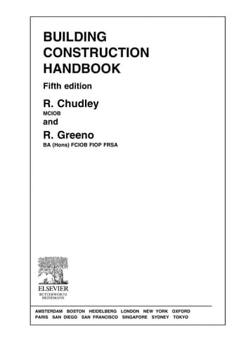 Building Construction Handbook