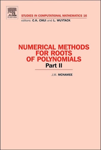 Numerical Methods for Roots of Polynomials - Part II