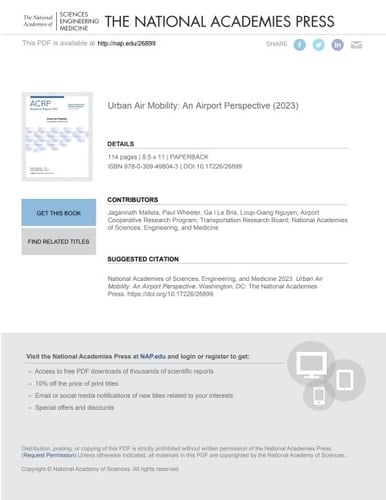 Urban Air Mobility: An Airport Perspective