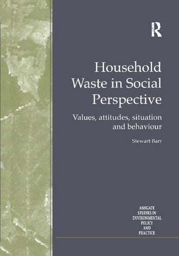 Household Waste in Social Perspective Values, Attitudes, Situation and Behaviour