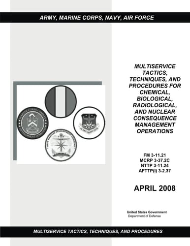 FM 3-11. 21 MCRP 3-37. 2C NTTP 3-11. 24 AFTTP (I) 3-2. 37 Multiservice Tactics, Techniques, and Procedures for Chemical, Biological, Radiological, and Nuclear Consequence Management Operations April 2008