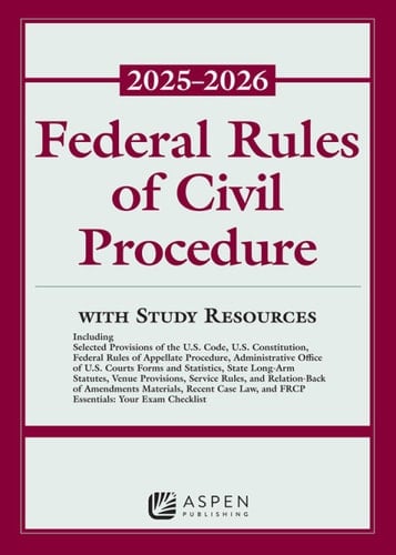 Federal Rules of Civil Procedure 2025-2026