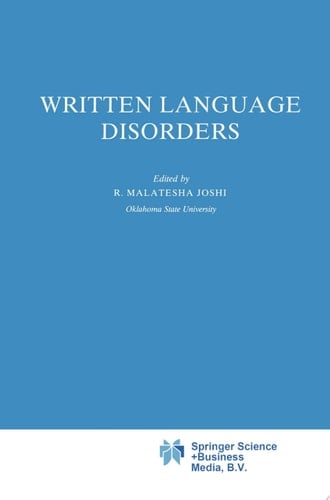 Written Language Disorders