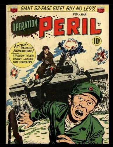 Operation Peril #3 Golden Age Adventure Comic 1951