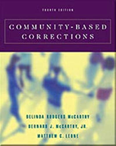 Community-based Corrections
