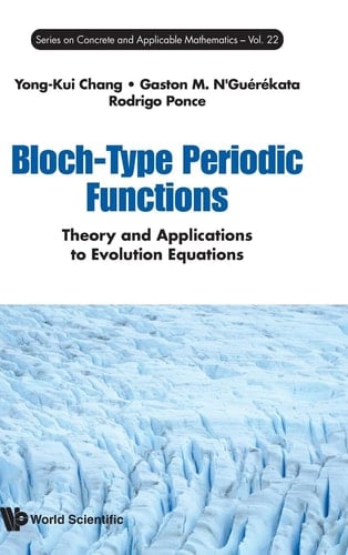 Bloch-type Periodic Functions Theory and Applications to Evolution Equations