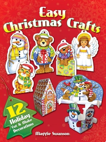 Easy Christmas Crafts 12 Holiday Cut & Make Decorations