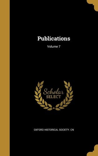 Publications; Volume 7