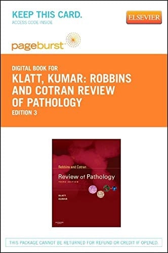 Robbins and Cotran Review of Pathology - Elsevier eBook on VitalSource (Retail Access Card): Robbins and Cotran Review of Pathology - Elsevier eBook ... (Retail Access Card) (Robbins Pathology)