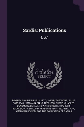 Sardis Publications: 5, Pt.1