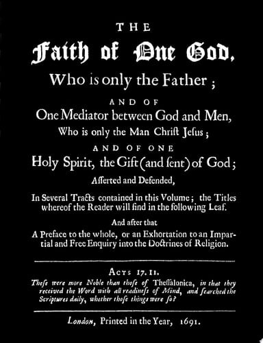The Faith of One God