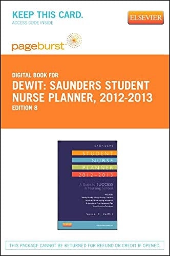 Saunders Student Nurse Planner, 2012-2013 - Elsevier eBook on VitalSource (Retail Access Card): Saunders Student Nurse Planner, 2012-2013 - Elsevier eBook on VitalSource (Retail Access Card)