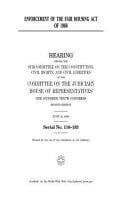 Enforcement of the Fair Housing Act of 1968