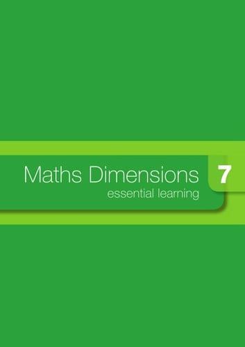 Maths Dimensions 7 Essential Learning