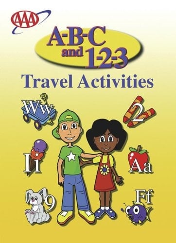 A-B-C and 1-2-3 Travel Coloring Book