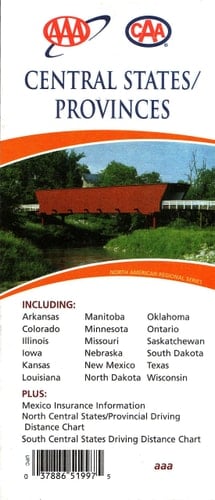 Central States/Provinces:Arkansas, Colorado, Illinois, Iowa, Kansas, Louisiana, Manitoba, Minnesota, Missouri, Nebraska, New Mexico, N Dakota, Oklahoma, Ontario, Saskatchewan, S Dakota, Texas, Wiscons