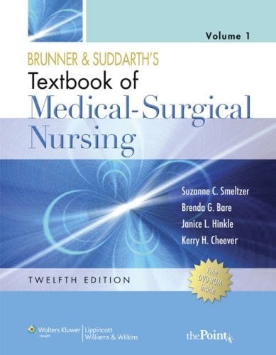 Brunner & Suddarth's Textbook of Medical-Surgical Nursing, 12th Ed. - 2 Vols. + PrepU + A Manual of Laboratory and Diagnostic Tests, 8th Ed. + ... PrepU + Lippincott's Q&A Review for NCLEX-RN