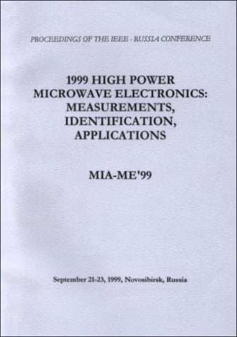 Conference on High Power Microwave Electronics Proceedings Measurements, Identifications, Applications