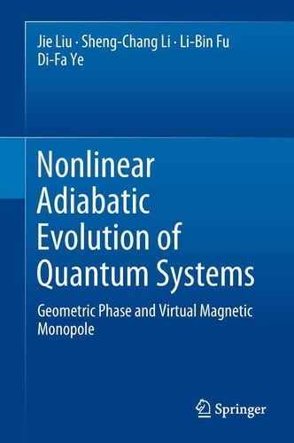 Nonlinear Adiabatic Evolution of Quantum Systems Geometric Phase and Virtual Magnetic Monopole