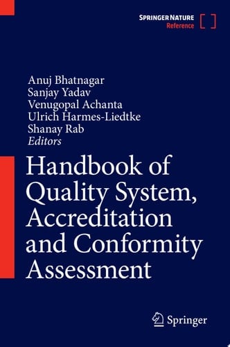 Handbook of Quality System, Accreditation and Conformity Assessment