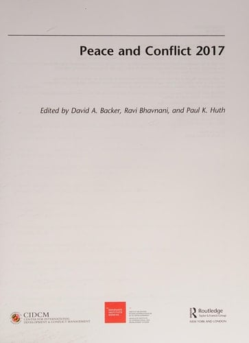 Peace and Conflict 2017