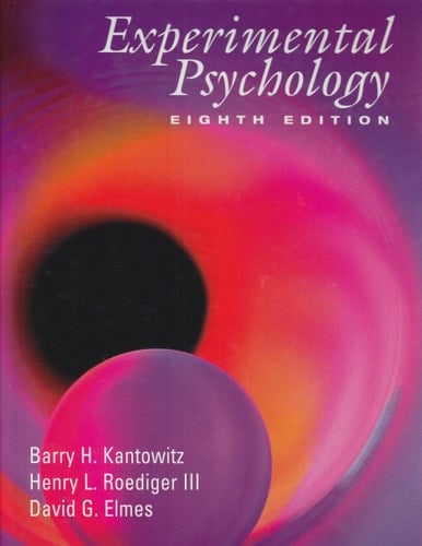 Experimental Psychology: Understanding Psychology Research (with InfoTrac)
