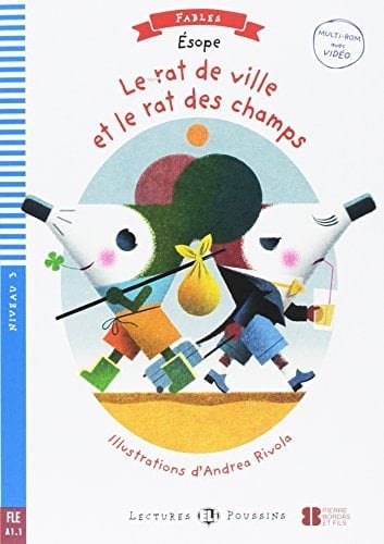 YOUNG ELI READERS - FABLES le rat de ville et le rat de champs + downloadable m