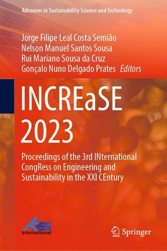 INCREaSE 2023 Proceedings of the 3rd INternational CongRess on Engineering and Sustainability in the XXI CEntury