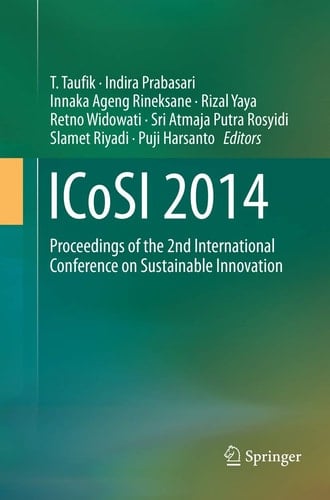 ICoSI 2014 Proceedings of the 2nd International Conference on Sustainable Innovation