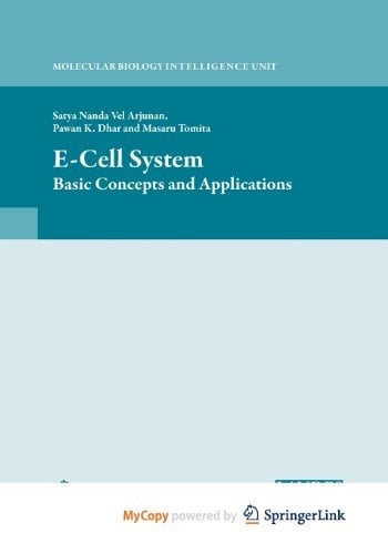 E‐Cell System Basic Concepts and Applications