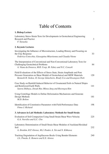 Deformation Characteristics of Geomaterials Proceedings of the Fifth International Symposium on Deformation Characteristics of Geomaterials, IS-Seoul 2011, 1-3 September 2011, Seoul, Korea