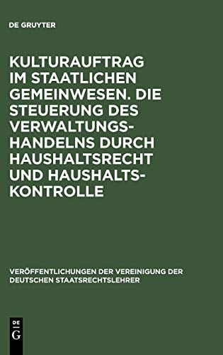 Kulturauftrag im staatlichen Gemeinwesen