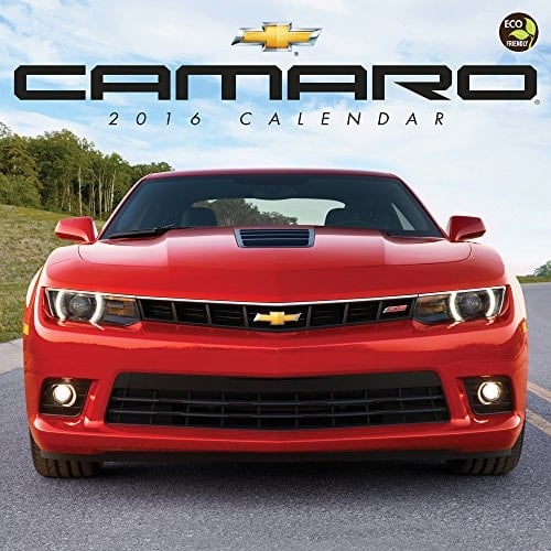 2016 Camaro Wall Calendar