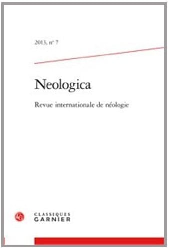 Neologica N° 7, 2013