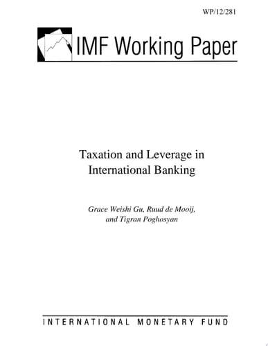 Taxation and Leverage in International Banking