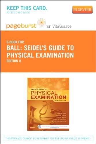 Seidel's Guide to Physical Examination - Elsevier eBook on VitalSource (Retail Access Card)