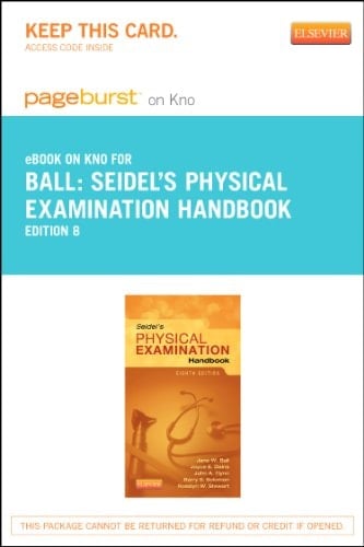 Seidel's Physical Examination Handbook - Elsevier eBook on Intel Education Study (Retail Access Card)
