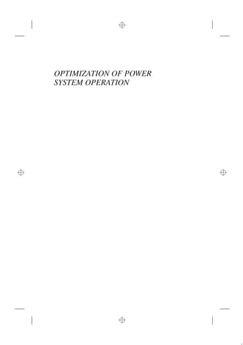 Optimization of Power System Operation