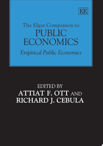 The Elgar Companion to Public Economics Empirical Public Economics