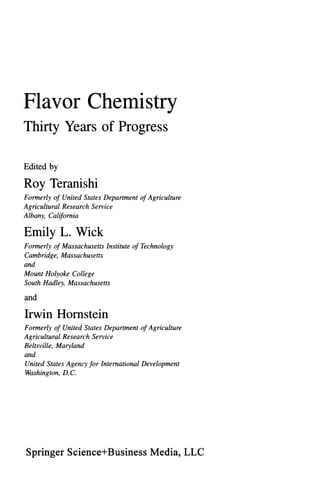 Flavor Chemistry