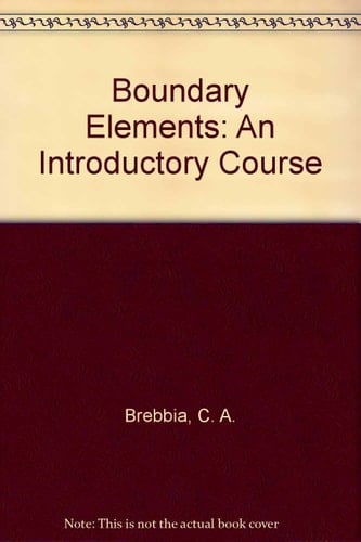 Boundary Elements: An Introductory Course