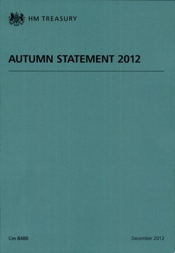 Autumn Statement 2012