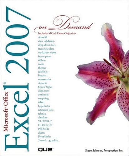 Microsoft Office Excel 2007 On Demand MS OFC 2007 ON DE_1