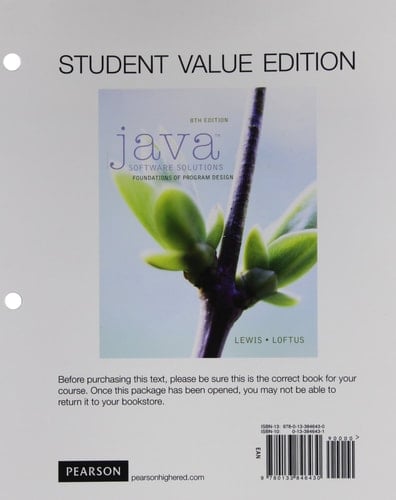 Java Software Solutions
