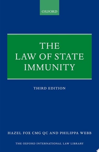 The Law Of State Immunity