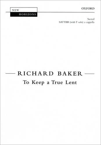 To Keep a True Lent (New Horizons)