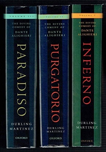 The Divine Comedy of Dante Alighieri: 3 Volume Set