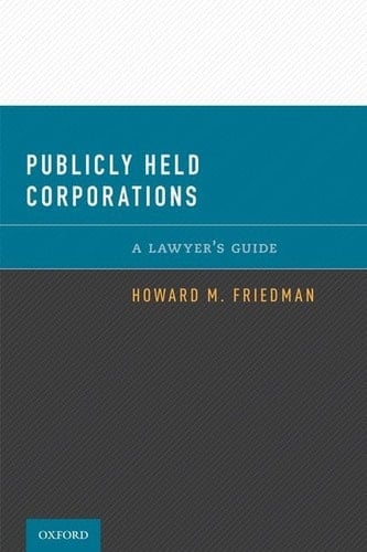 Publicly Held Corporations: A Lawyer's Guide