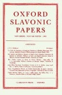 Oxford Slavonic Papers, New Series: Volume XXVIII