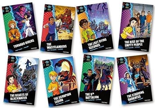 Project X Alien Adventures: Dark Red + Book Band, Oxford Levels 19-20: Dark Red + Book Band, Mixed Pack of 8 (Project X Alien Adventures)